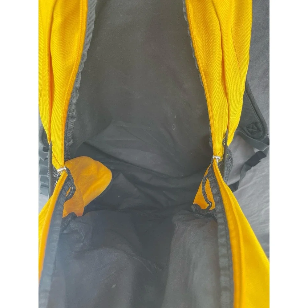Rare VTG‎ Nike Y2K Soccer Backpack #13 Yellow Black School Sports Bag Unisex